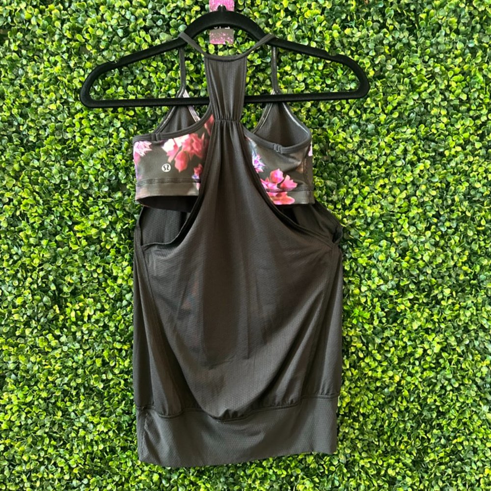 (P248) 🍋 LULULEMON NO LIMITS TANK Sz 4 - Picture 4 of 4